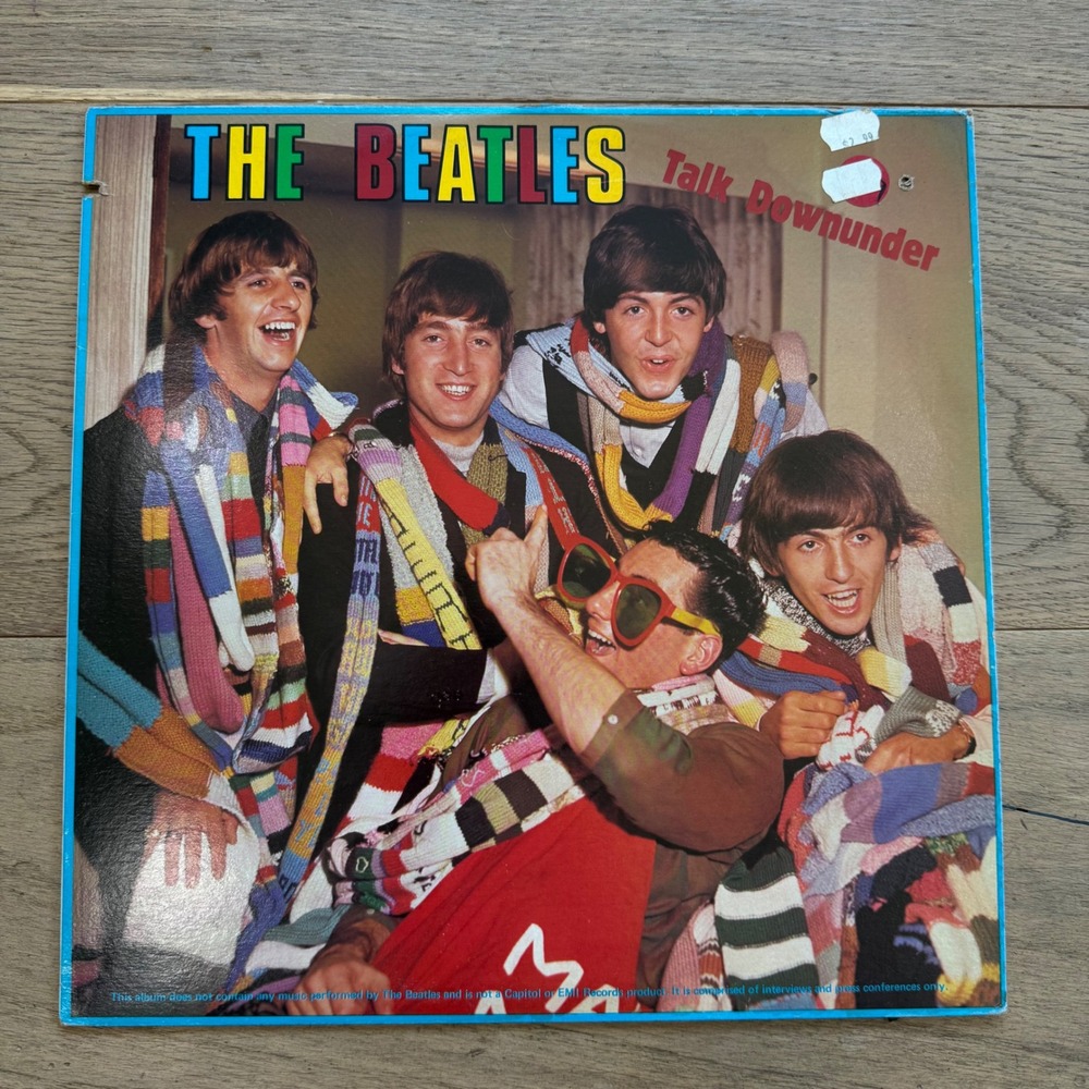 The Beatles Talk Downunder Vinyl LP 1981 Raven Records PVC 8911 Interviews 1964